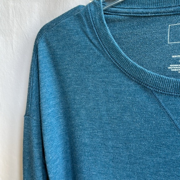 Sonoma blue long sleeve asymmetrical oversized top - Picture 7 of 7